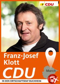 Franz-Josef Klott, Buchh CDU-MARCH+2019